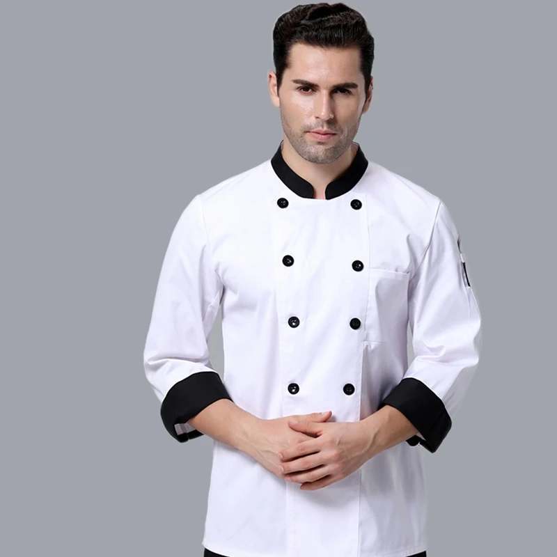 Kitchen Baker - Chaqueta de Chef Unisex de manga