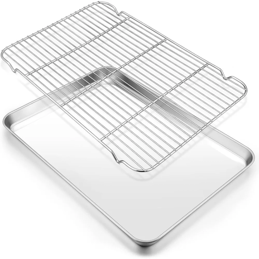 Kitchen Baking Tray Rack - Juego de bandejas para hornear de