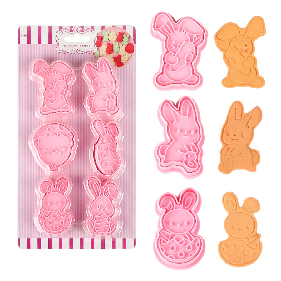 Kitchen Baking Set - 6 unids/set cortadores de galletas de