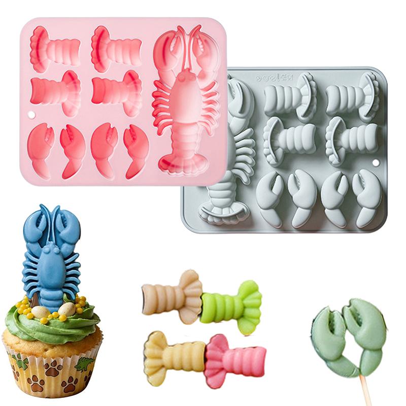 Kitchen Baking Set - Molde de silicona de langosta para