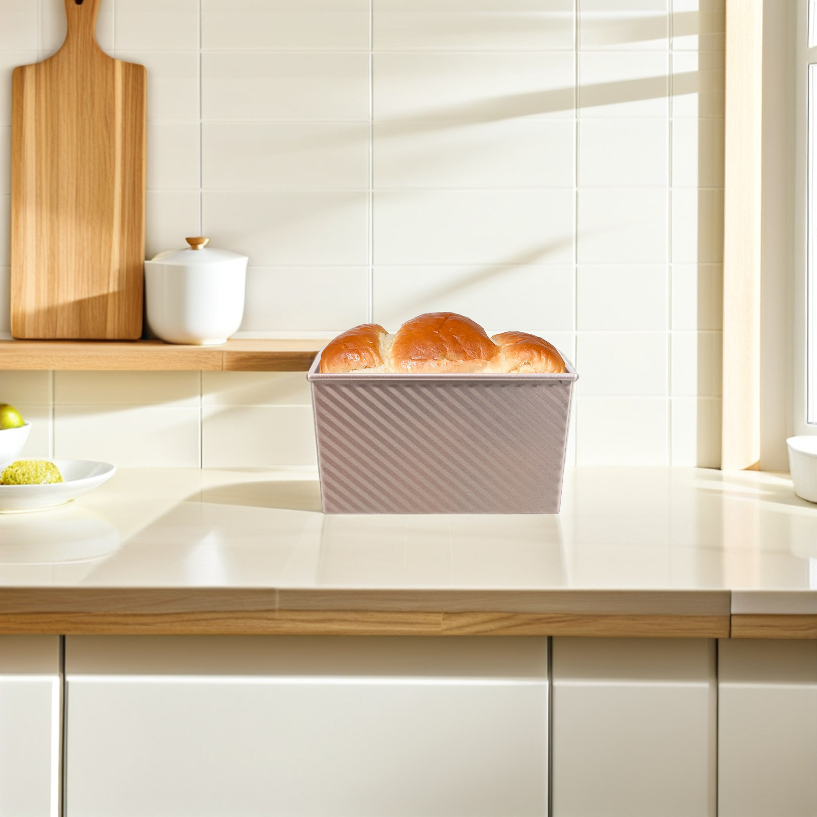 Kitchen Baking Supplies - Molde rectangular antiadherente para pan, molde