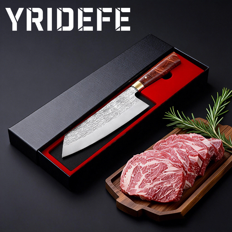 Kitchen Q - Cuchillo de cocina estilo japonés, accesorios