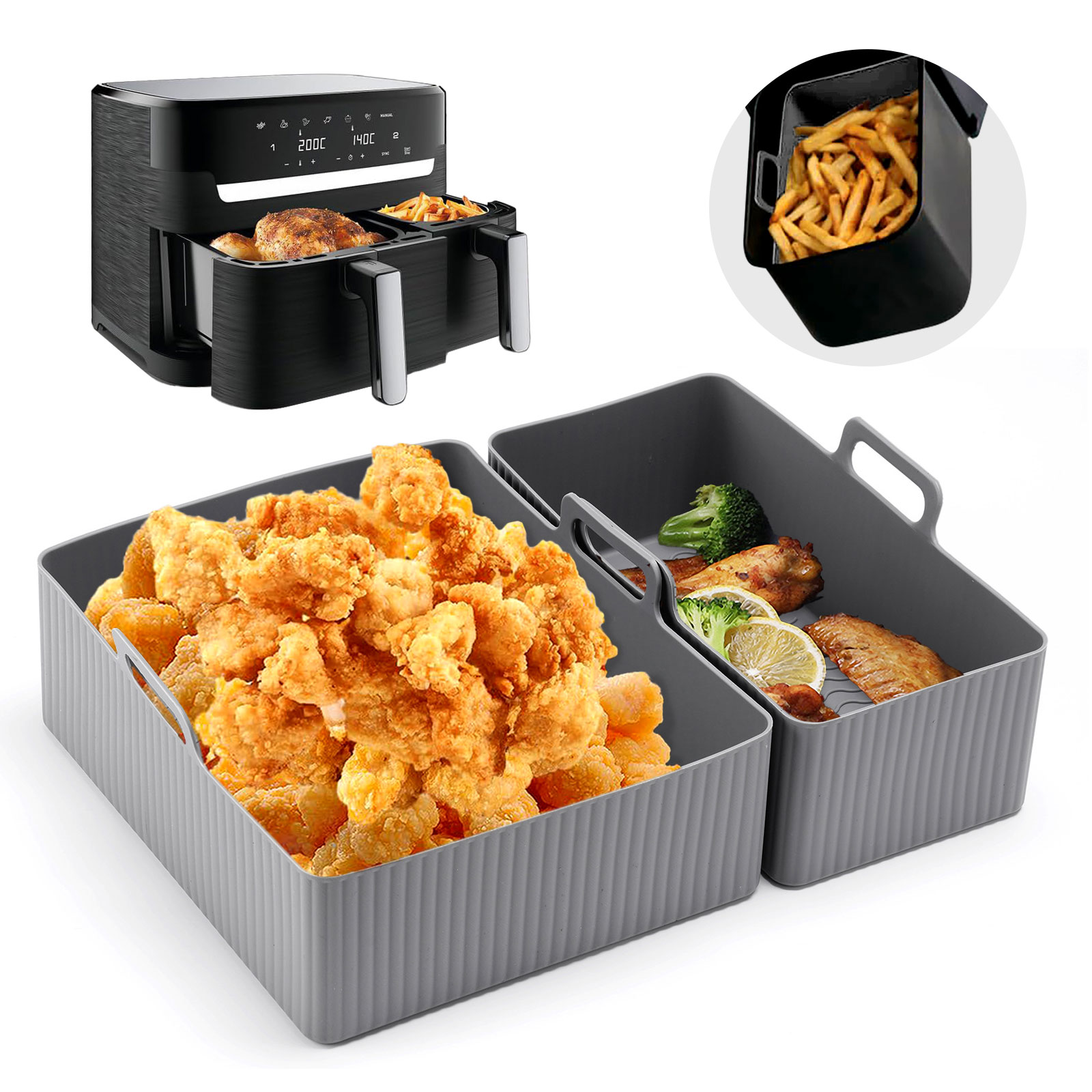 Kitchen Baking Tray Set - Juego de 2 uds de alfombrilla