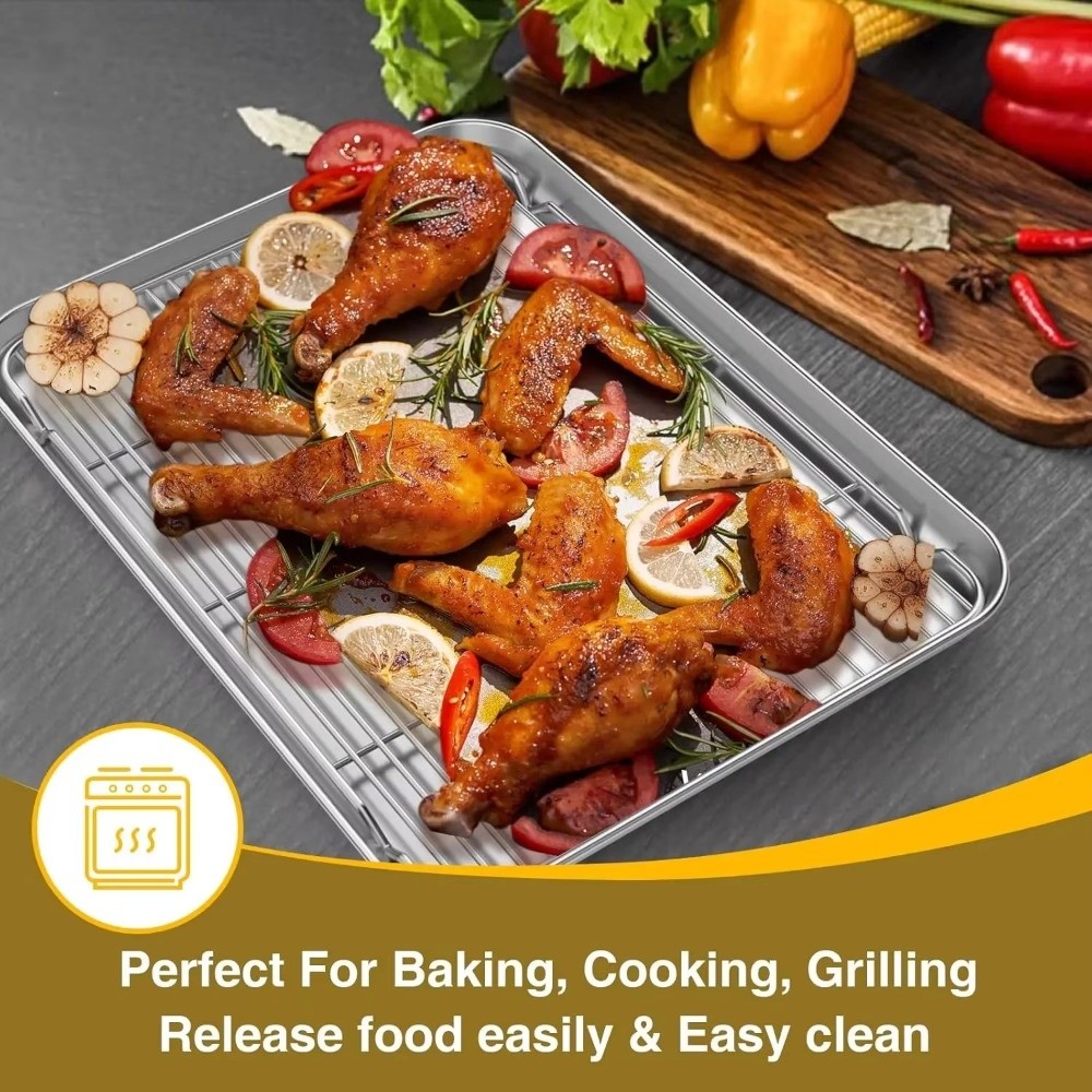 Kitchen Baking Tray Rack - Nueva bandeja para hornear de acero