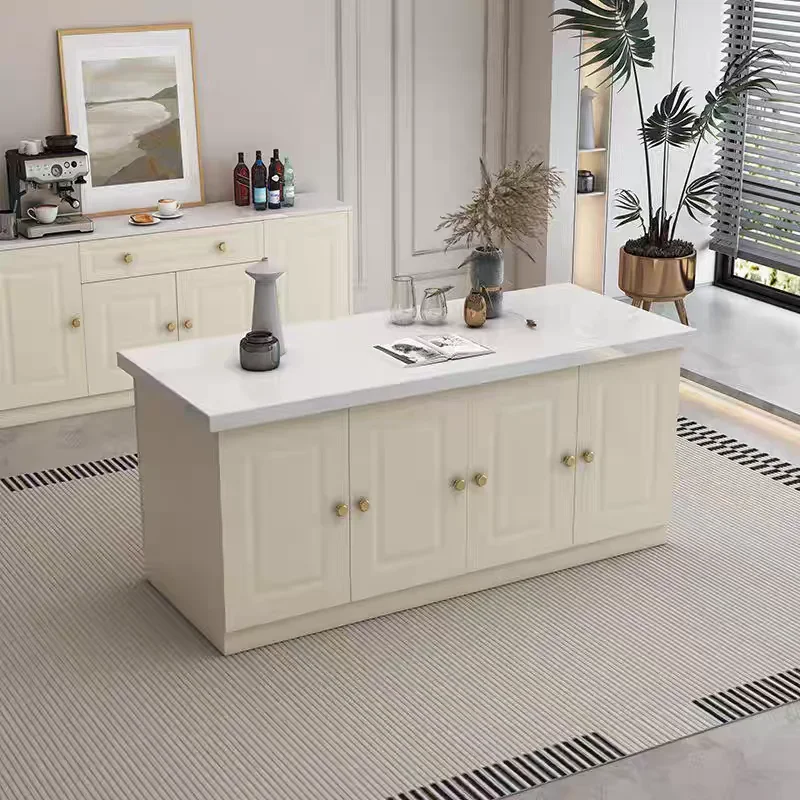 Kitchen Baking Island - Mesa de bar de lujo ligero