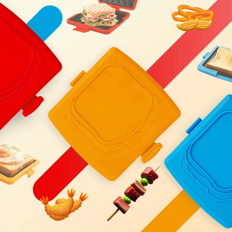 Juego de 3 tostadoras de sándw - Kitchen Baking Set reseña y precio