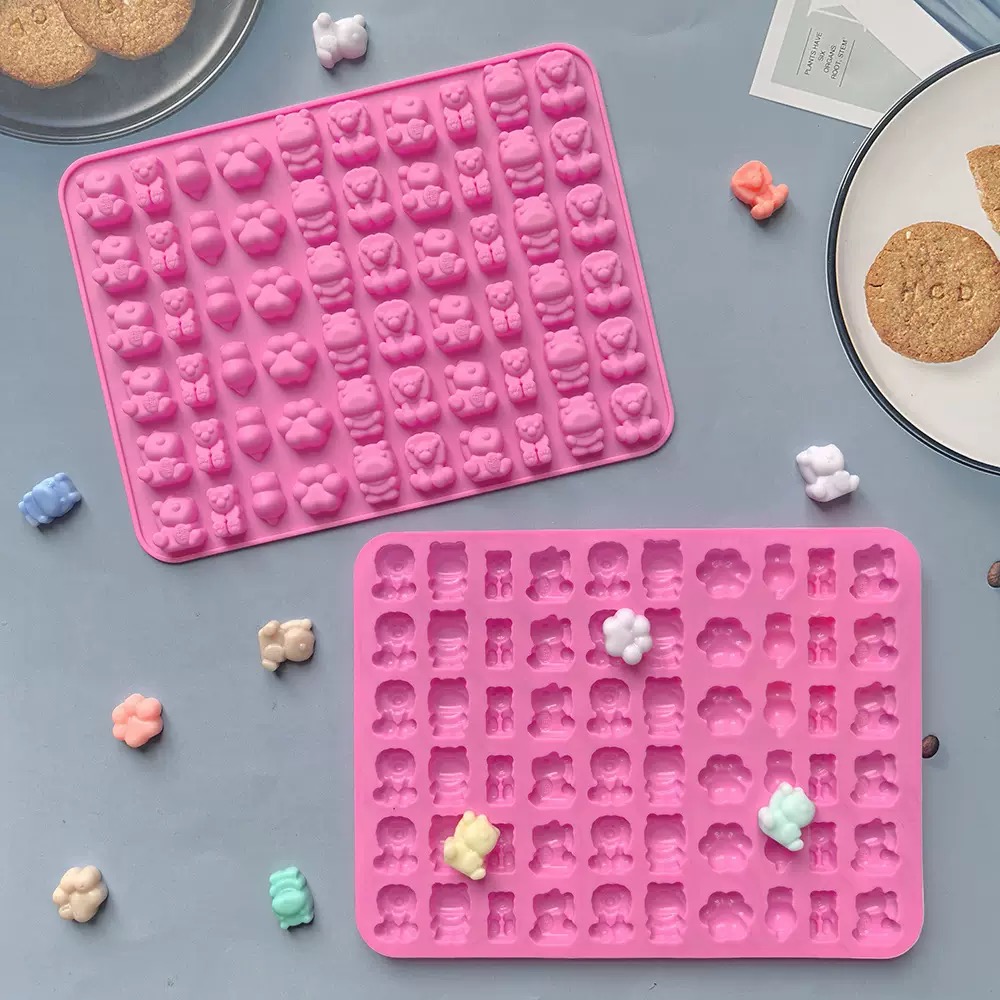 Juego de 7 moldes de silicona  - Kitchen Baking Tray Set reseña y precio