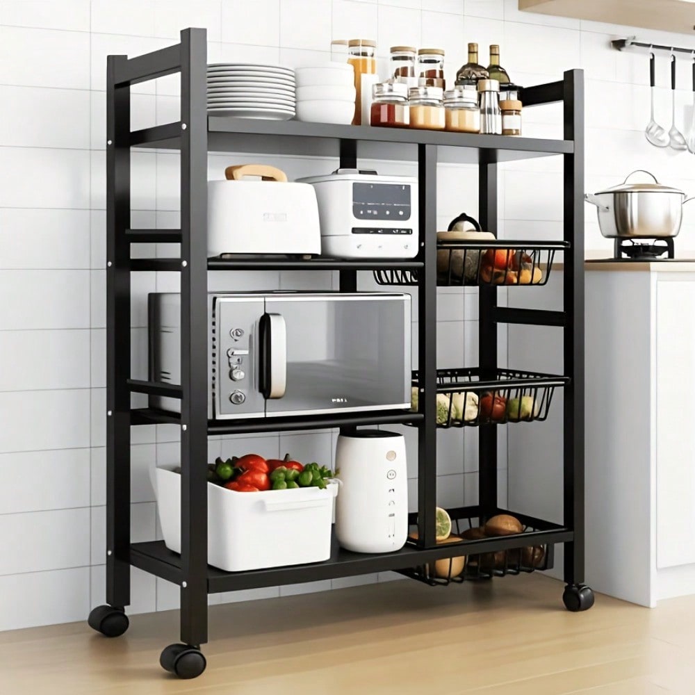 Estante de almacenamiento de c - Kitchen Baking Island reseña y precio
