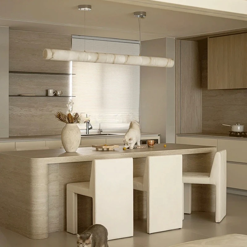 Lámpara colgante de mármol de  - Kitchen Baking Island reseña y precio