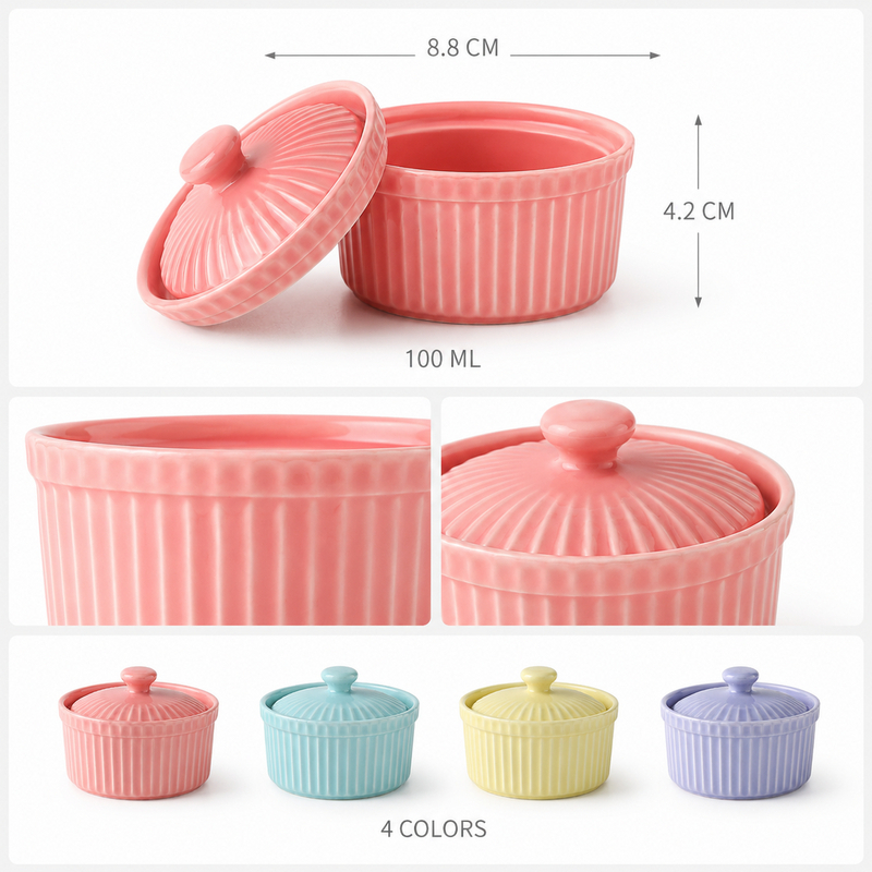 Tazón de Cerámica con Tapa, Ap - Kitchen Baking Tray Set reseña y precio