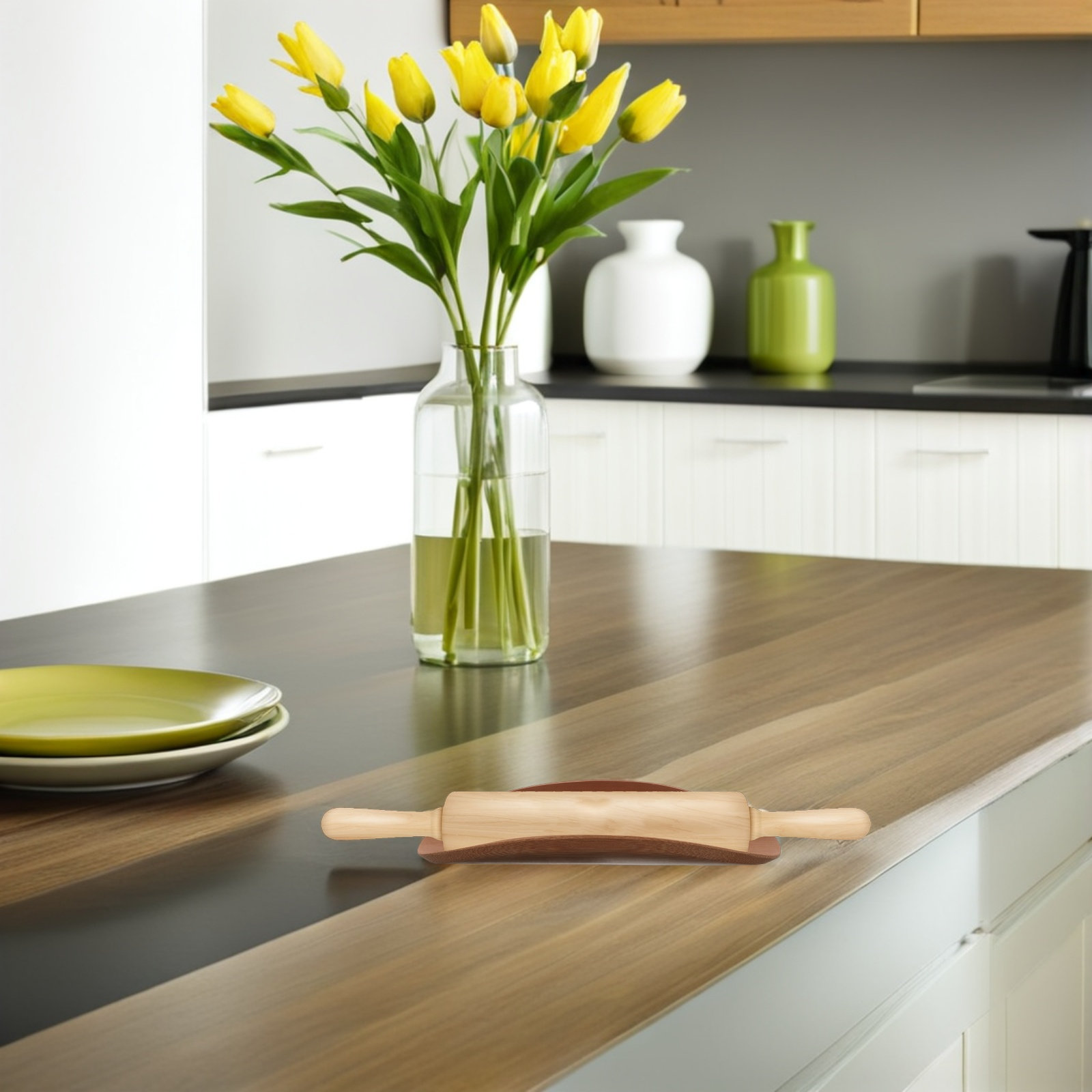 Soporte para Rodillo de Masa d - Kitchen Baking Counter reseña y precio
