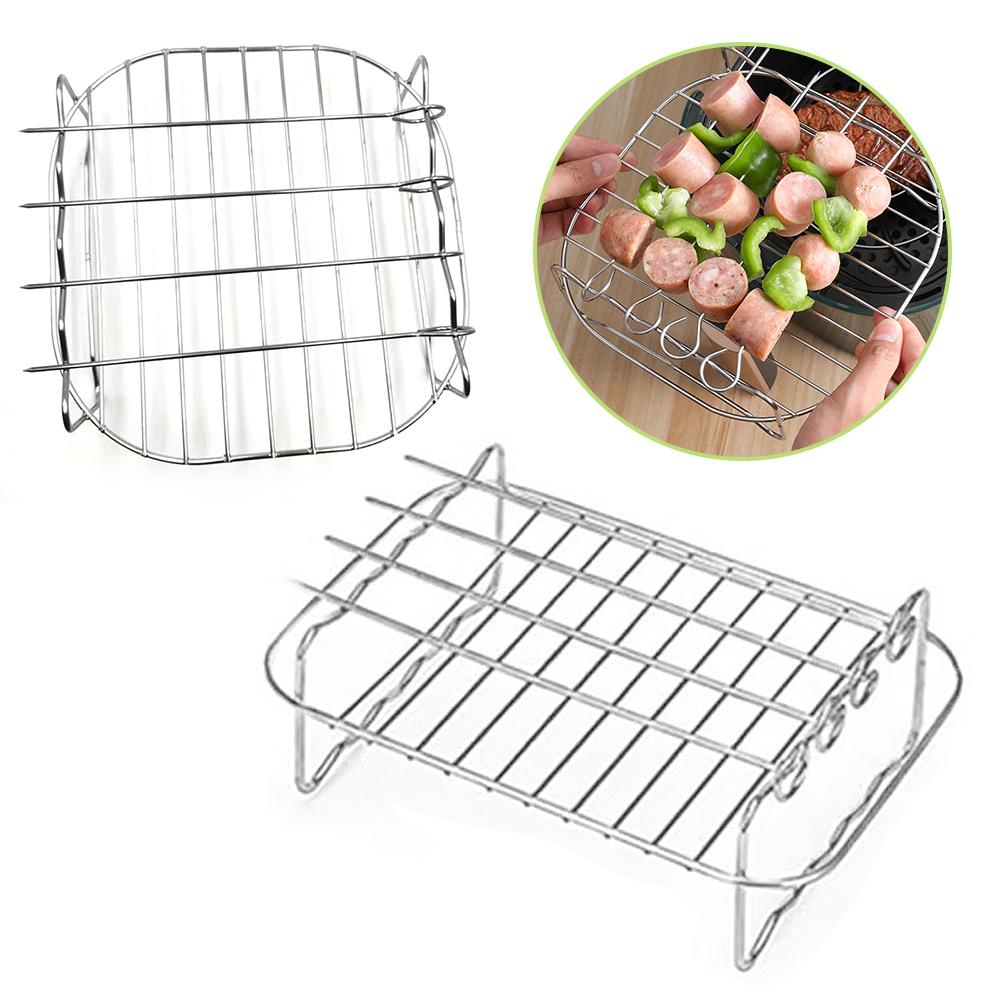 Bandeja de cesta para freidora - Kitchen Baking Tray Rack reseña y precio