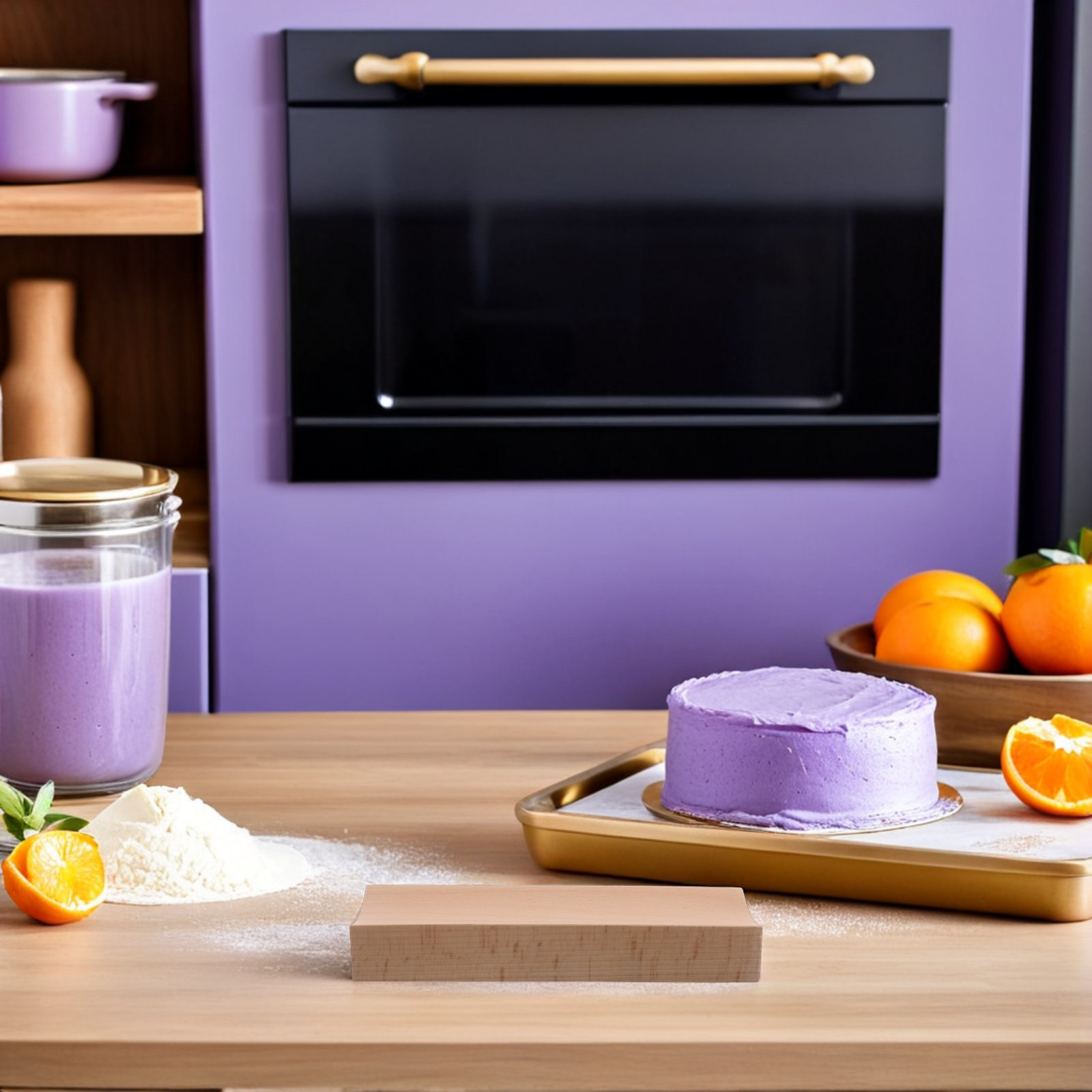 Soporte de madera para rodillo - Kitchen Baking Counter reseña y precio