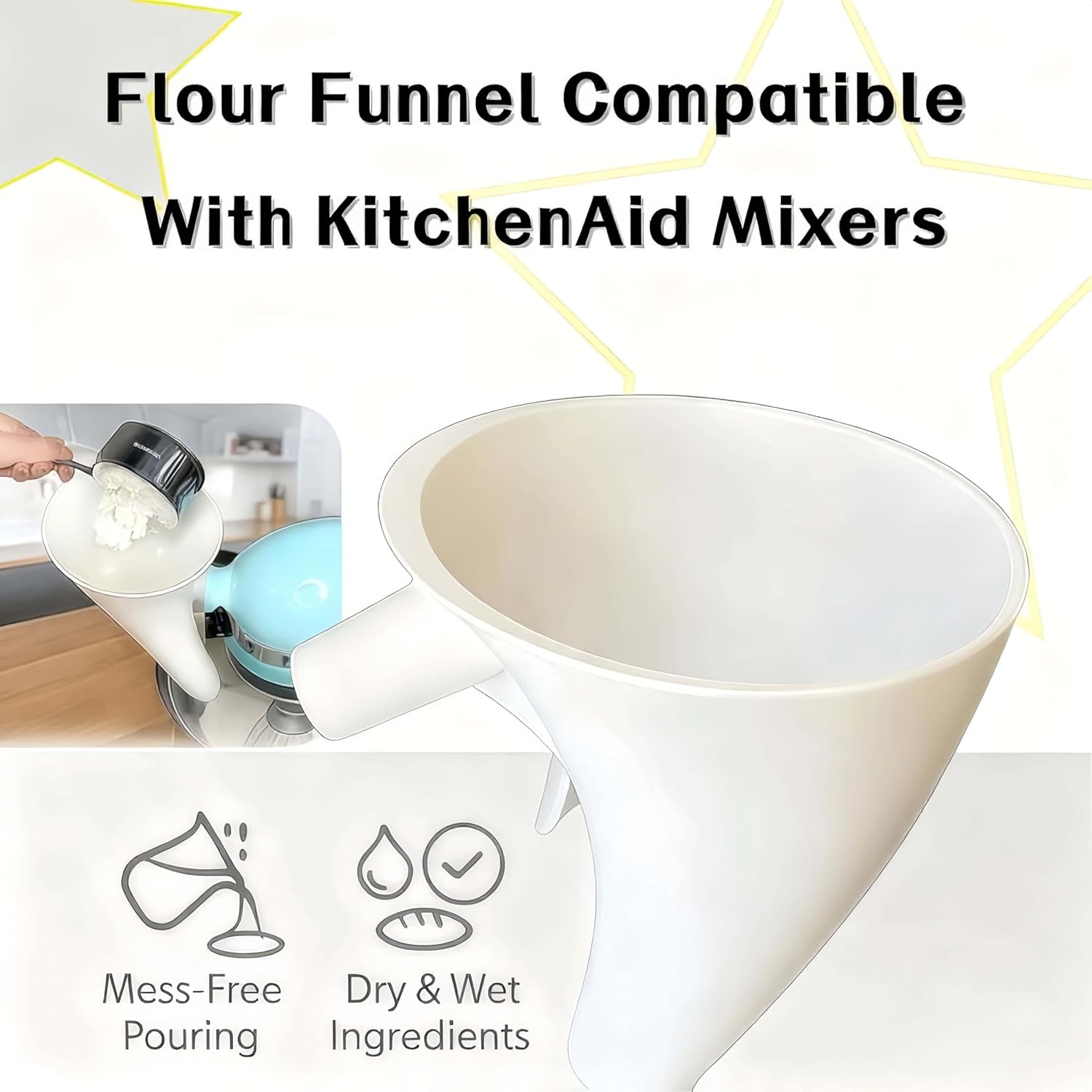 Accesorio Antisalpicaduras par - Kitchen Aid Baking Mixer reseña y precio
