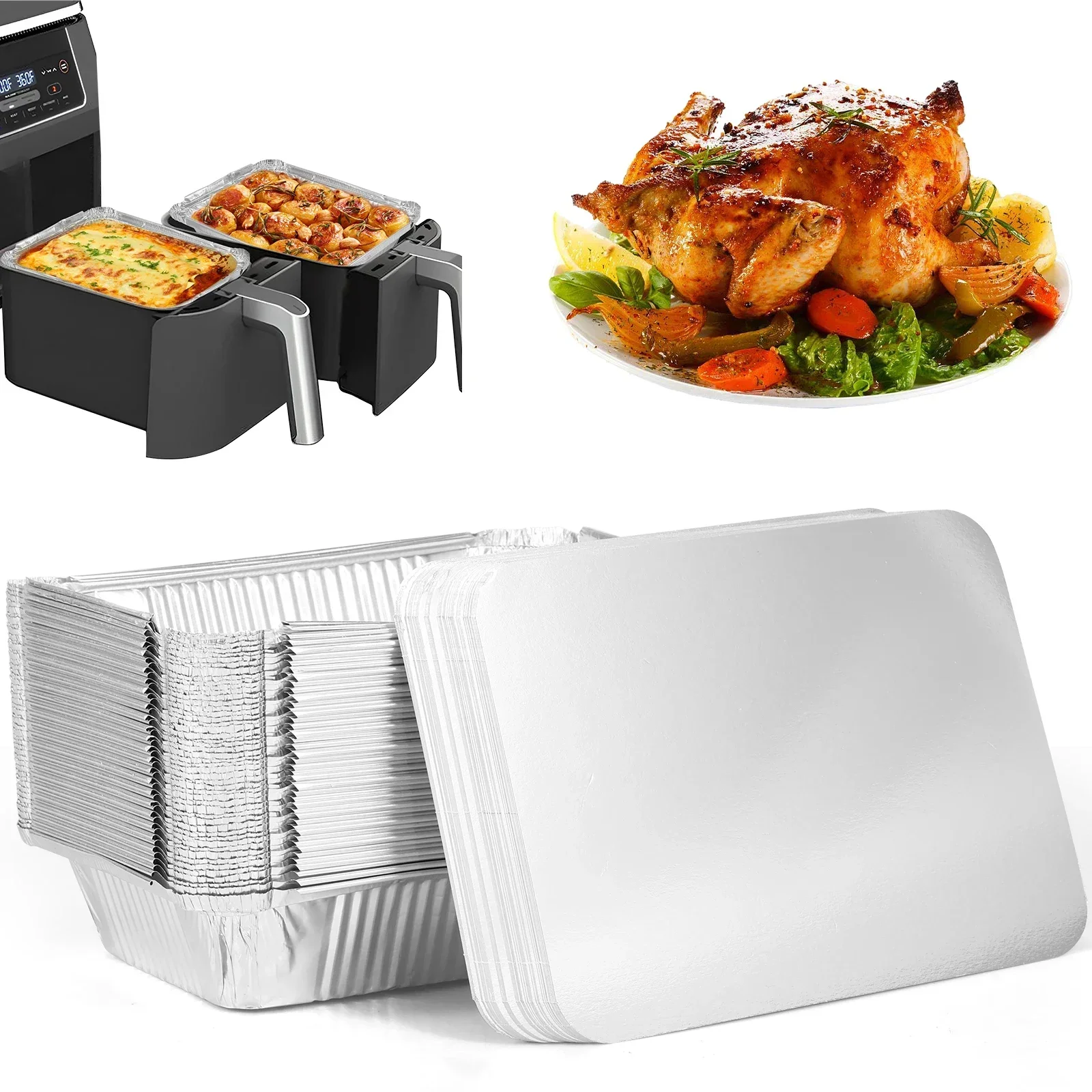 Bandejas de papel de aluminio  - Kitchen Baking Tray Set reseña y precio