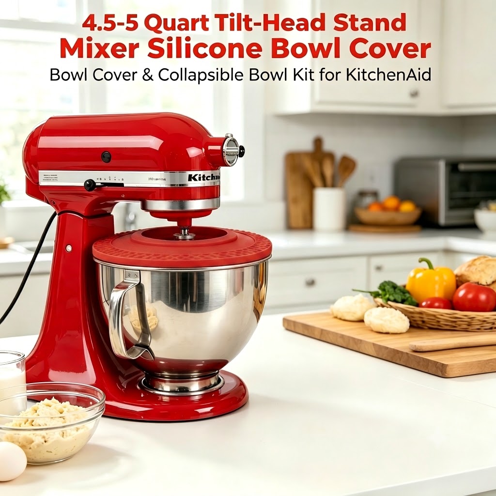 Tapa de silicona para tazón de - Kitchen Aid Baking Mixer reseña y precio