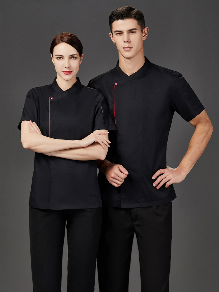 Camisa blanca y negra para coc - Kitchen Baker reseña y precio