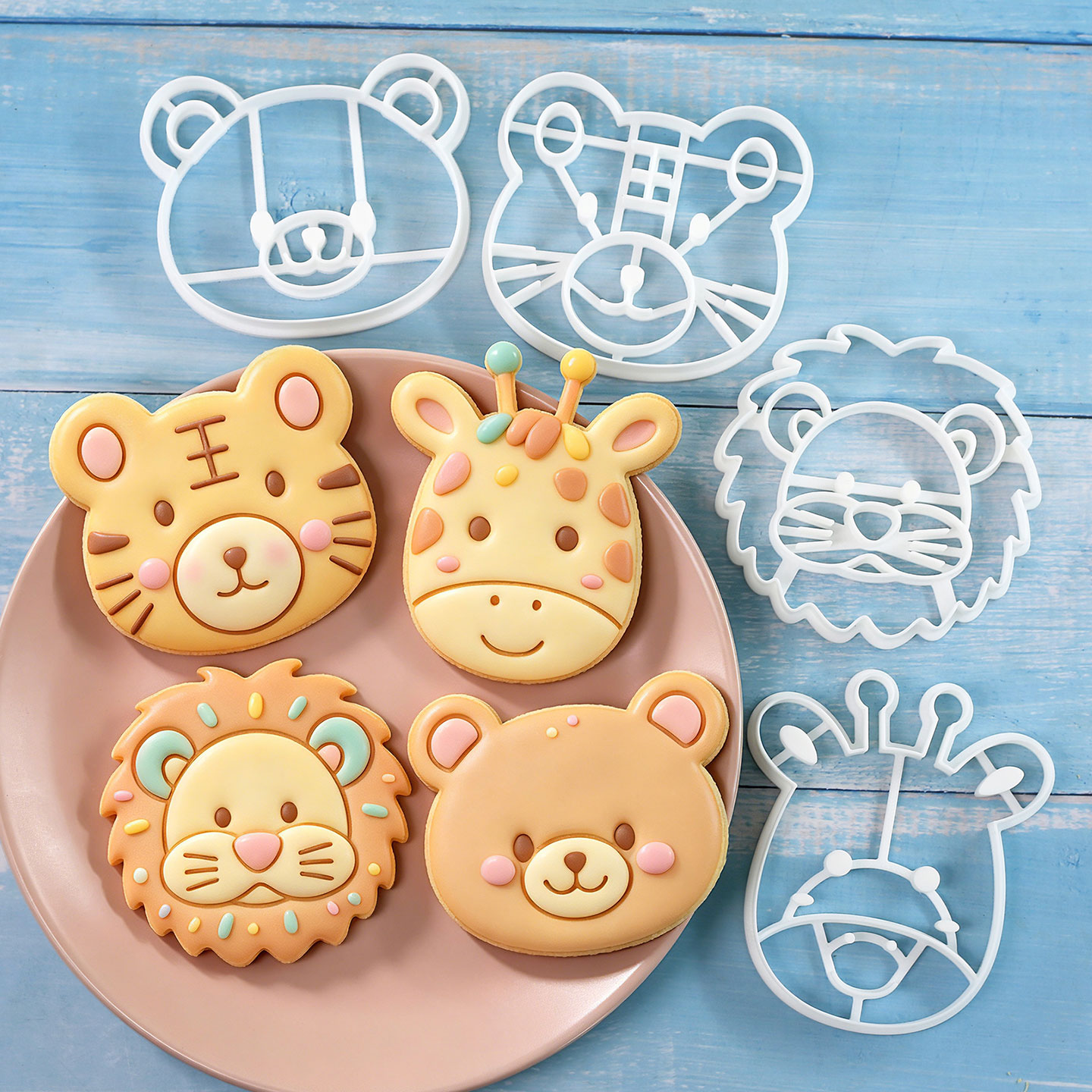 Juego de 4 Cortadores de Galle - Kitchen Baking Set reseña y precio