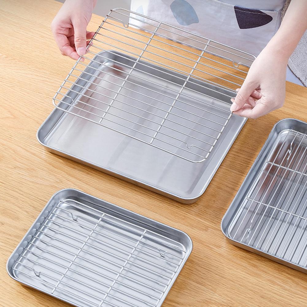 Juego de rejilla para horno de - Kitchen Baking Tray Rack reseña y precio