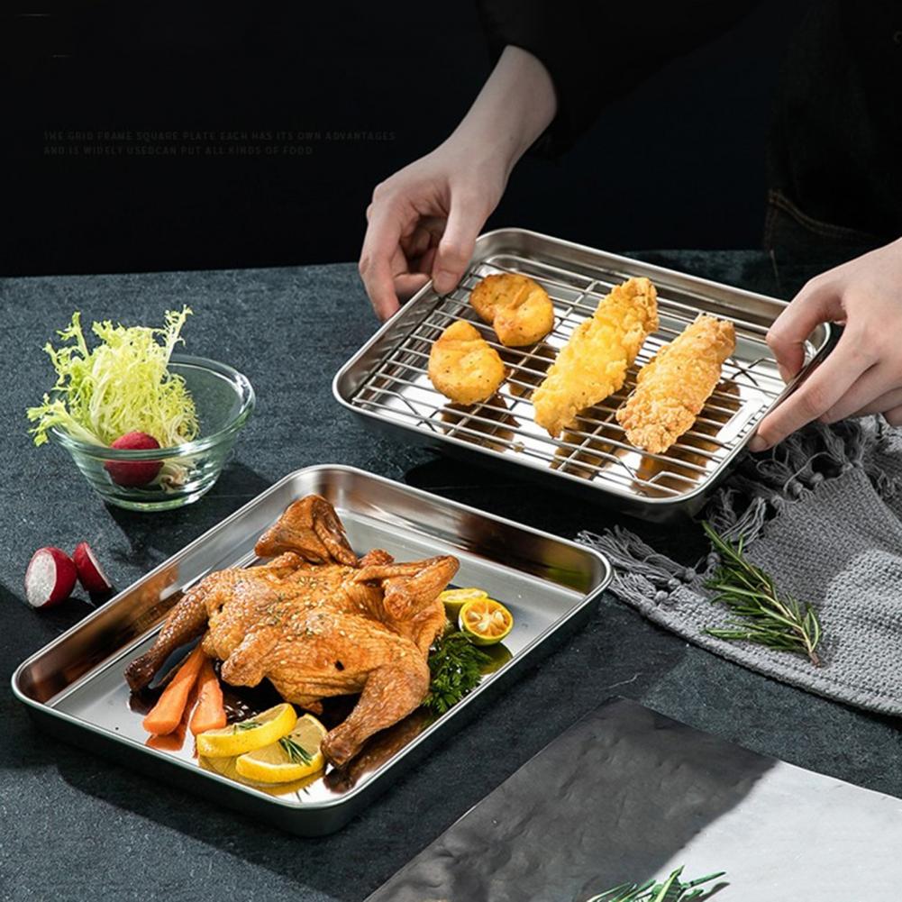Juego de rejilla para horno de - Kitchen Baking Tray Rack reseña y precio