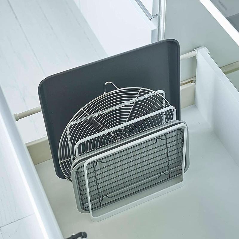 Estante para tabla de cortar V - Kitchen Baking Tray Rack reseña y precio