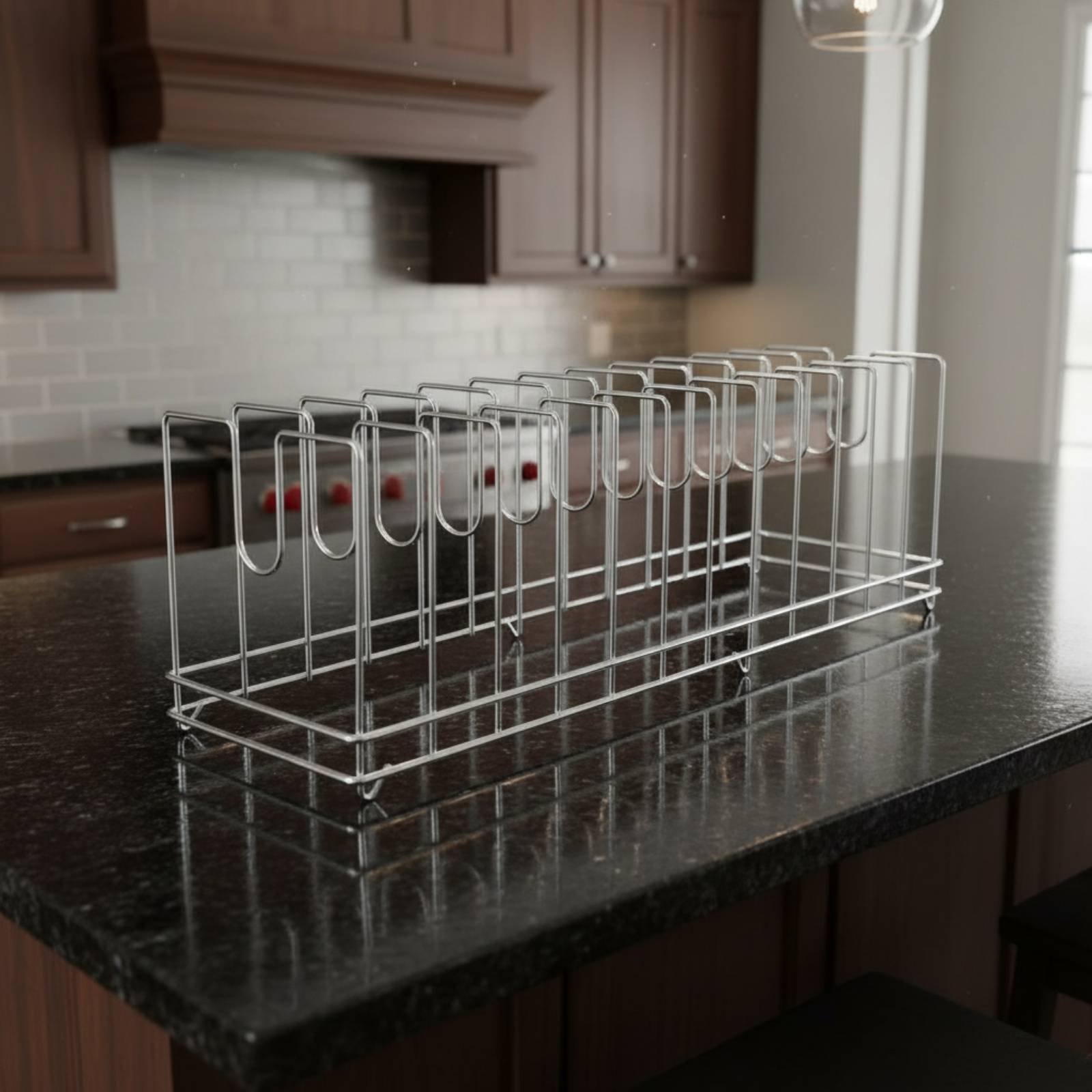 Estante para Bandejas de Pizza - Kitchen Baking Tray Rack reseña y precio